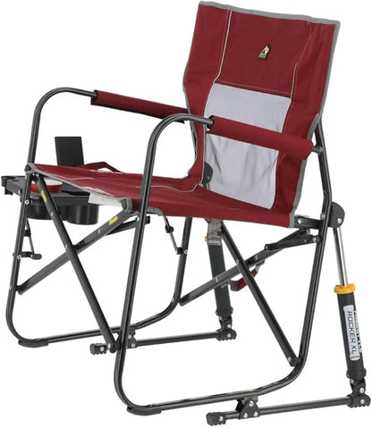 Portable Folding Rocking Chair, with Side Table