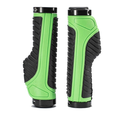 Locking Anti-slip Molded Rubber Mountain Bike Handlebar Grips