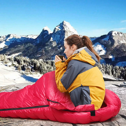 kamperbox Sleeping Bag Winter Sleeping Bag Ultralight Equipment CW1100 Washable