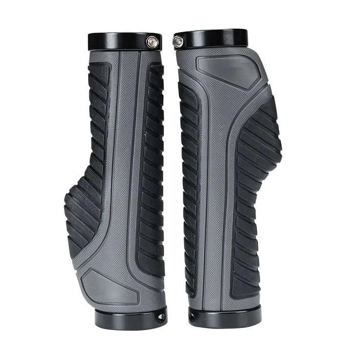 Locking Anti-slip Molded Rubber Mountain Bike Handlebar Grips