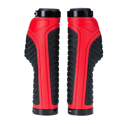 Locking Anti-slip Molded Rubber Mountain Bike Handlebar Grips