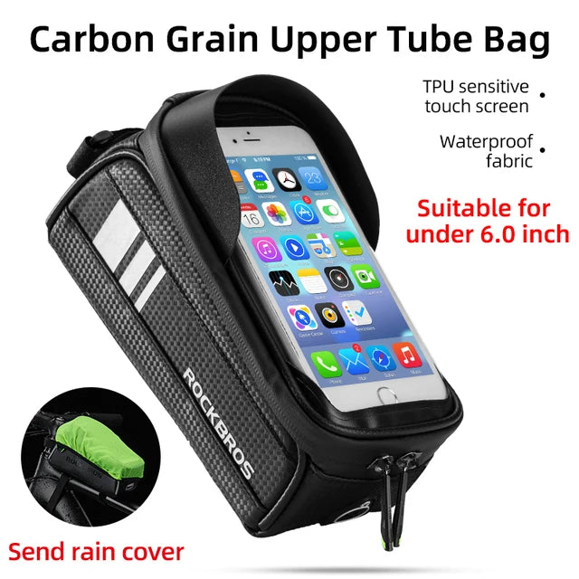 Touch Sensitive Waterproof Phone Case, for phones 6.0 or less in length