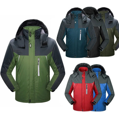 Men's Waterproof Windproof Hooded Jacket