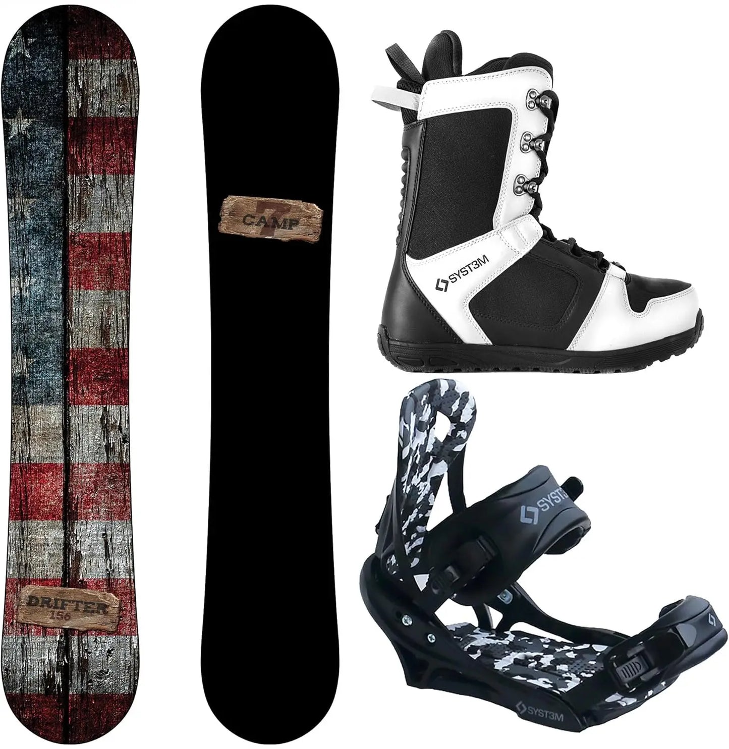 Men's Snowboard, Boots & Bindings