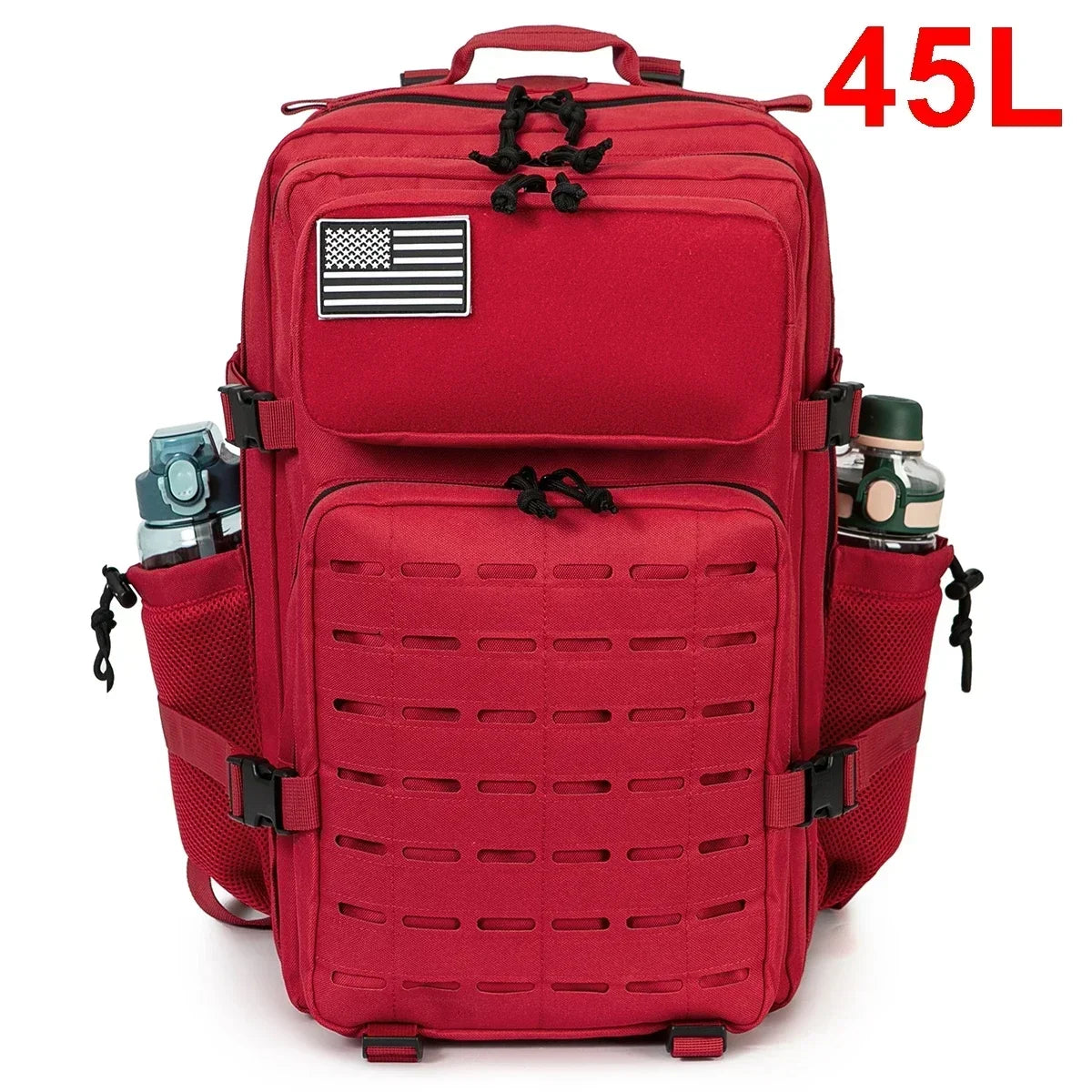 Men's & Women's 25L or 45L Tactical Backpack with Bottle Holders