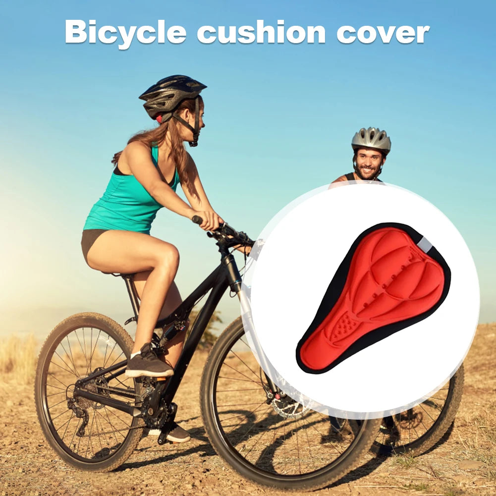 3D Breathable Padded Bike Saddle Cover