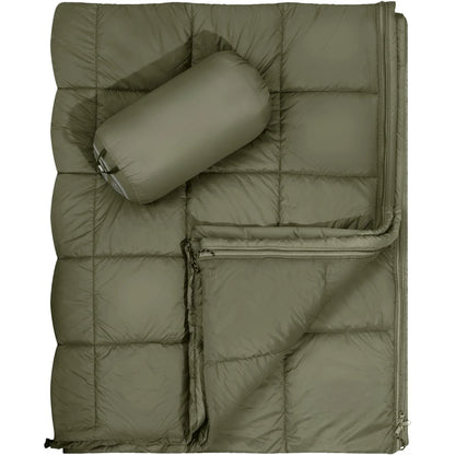 Queen Size Warm Camping Quilt, with Zipper