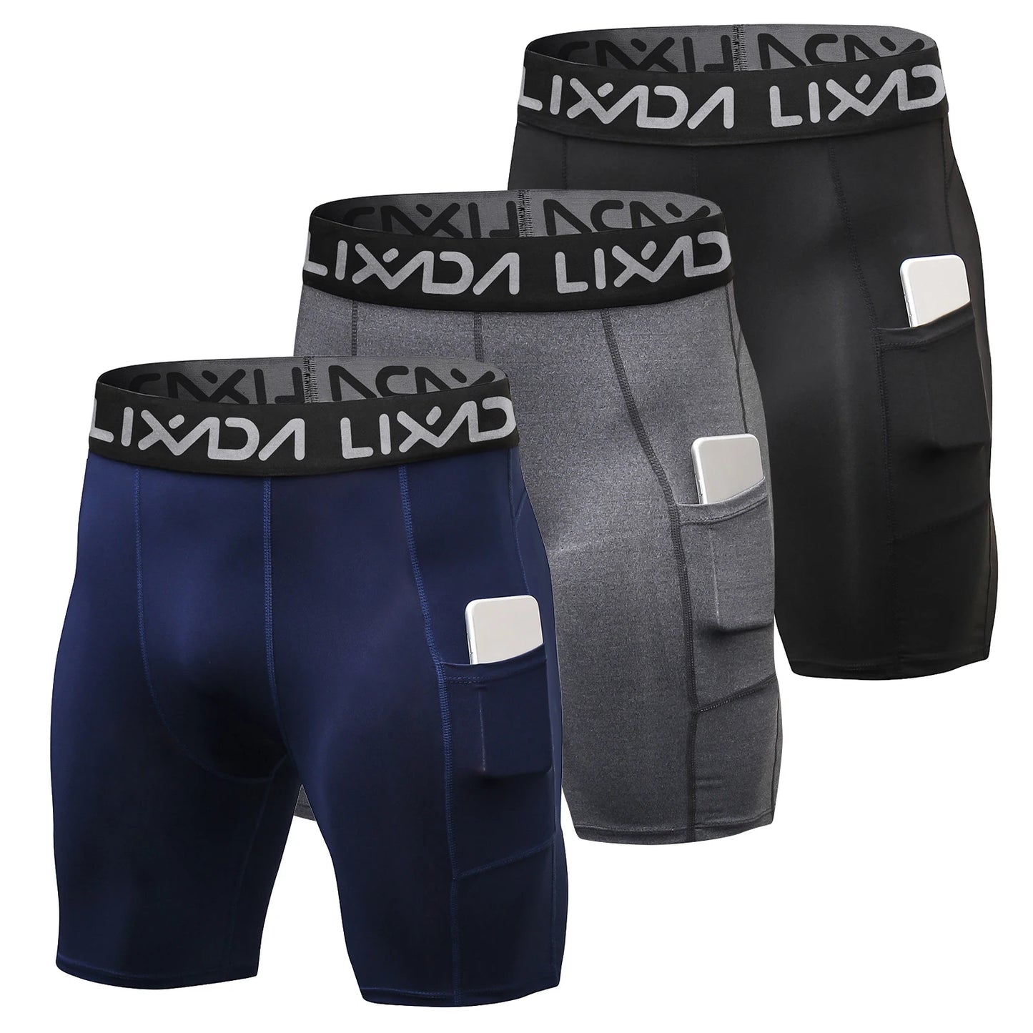 Men's Compression Shorts with Pocket