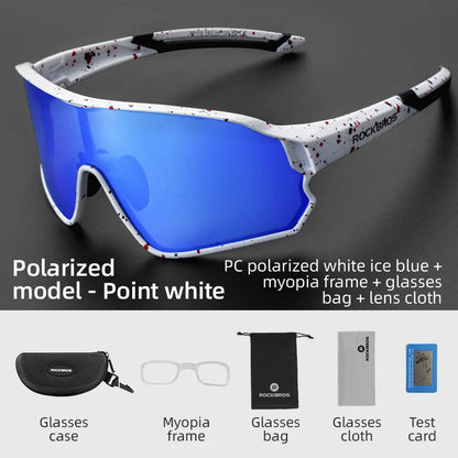 Men's & Women's Polarized Road Bike Glasses