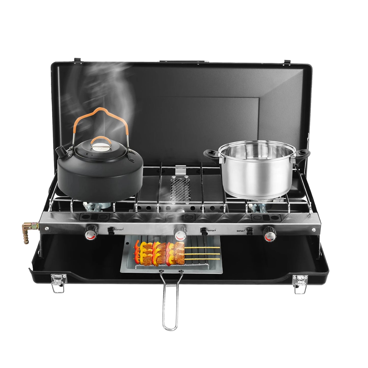 High Power 3 Burner Portable Grill