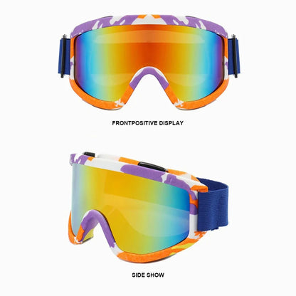 Anti-fog, Anti-glare Ski and Snowboard Goggles