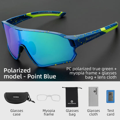 Men's & Women's Polarized Road Bike Glasses