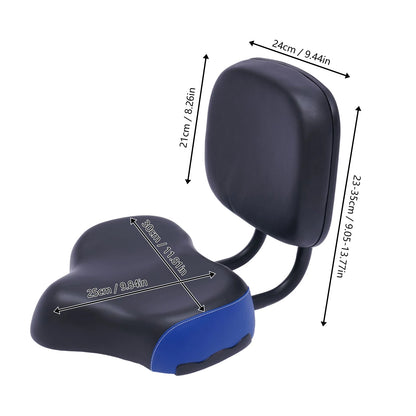 Bike Seat with Backrest Support