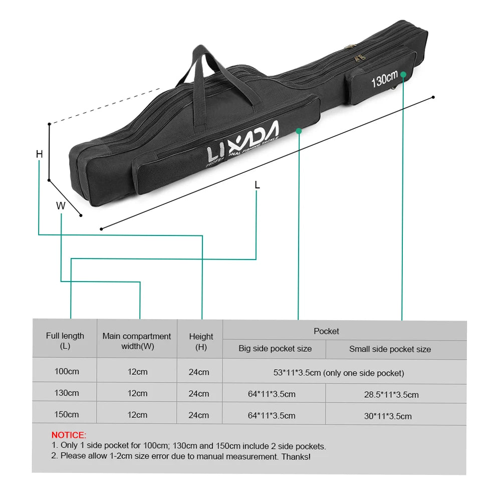 Oxford Cloth Rod and Reel Carry Case