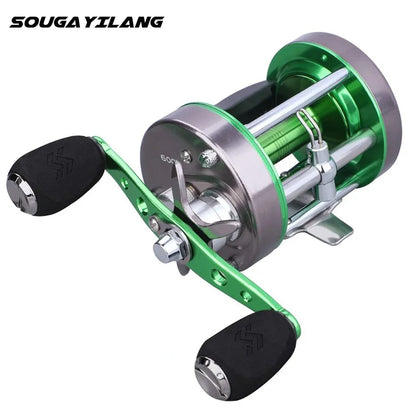 Saltwater Trolling Baitcasting Drum Reel