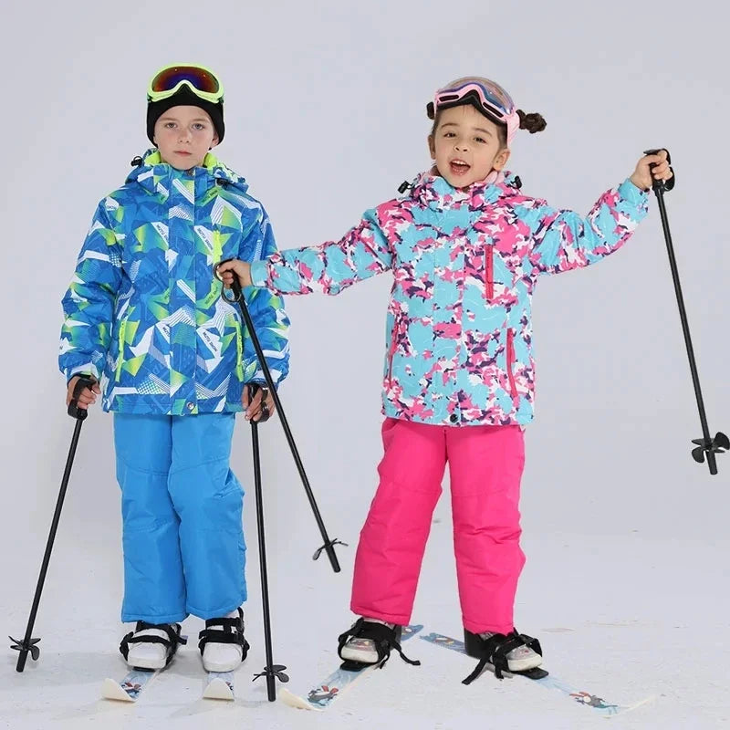 Kid's Waterproof Ski Jacket and Pants