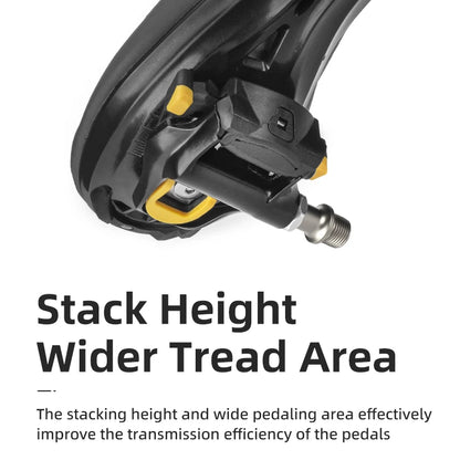 Road Bike Self-locking Pedals for SPD and Look System, Aluminum Alloy