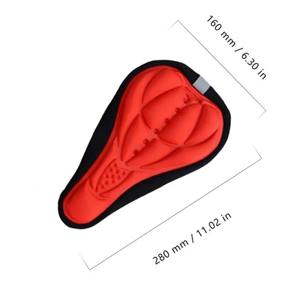 3D Breathable Padded Bike Saddle Cover