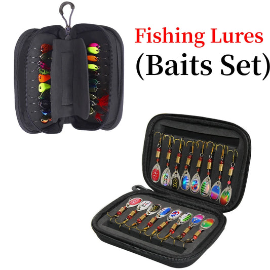 Multi-colored Metal Spoons for Trout & Bass