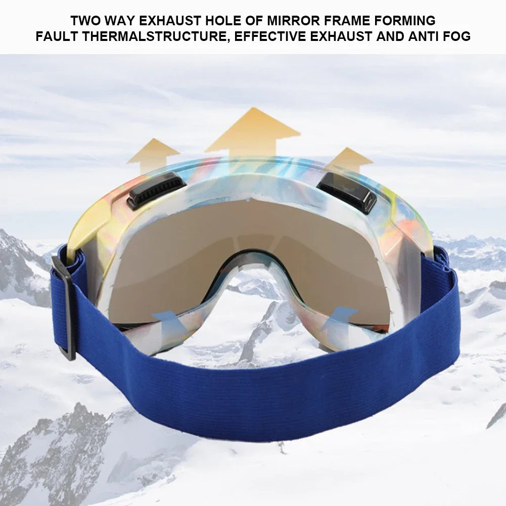 Anti-fog, Anti-glare Ski and Snowboard Goggles