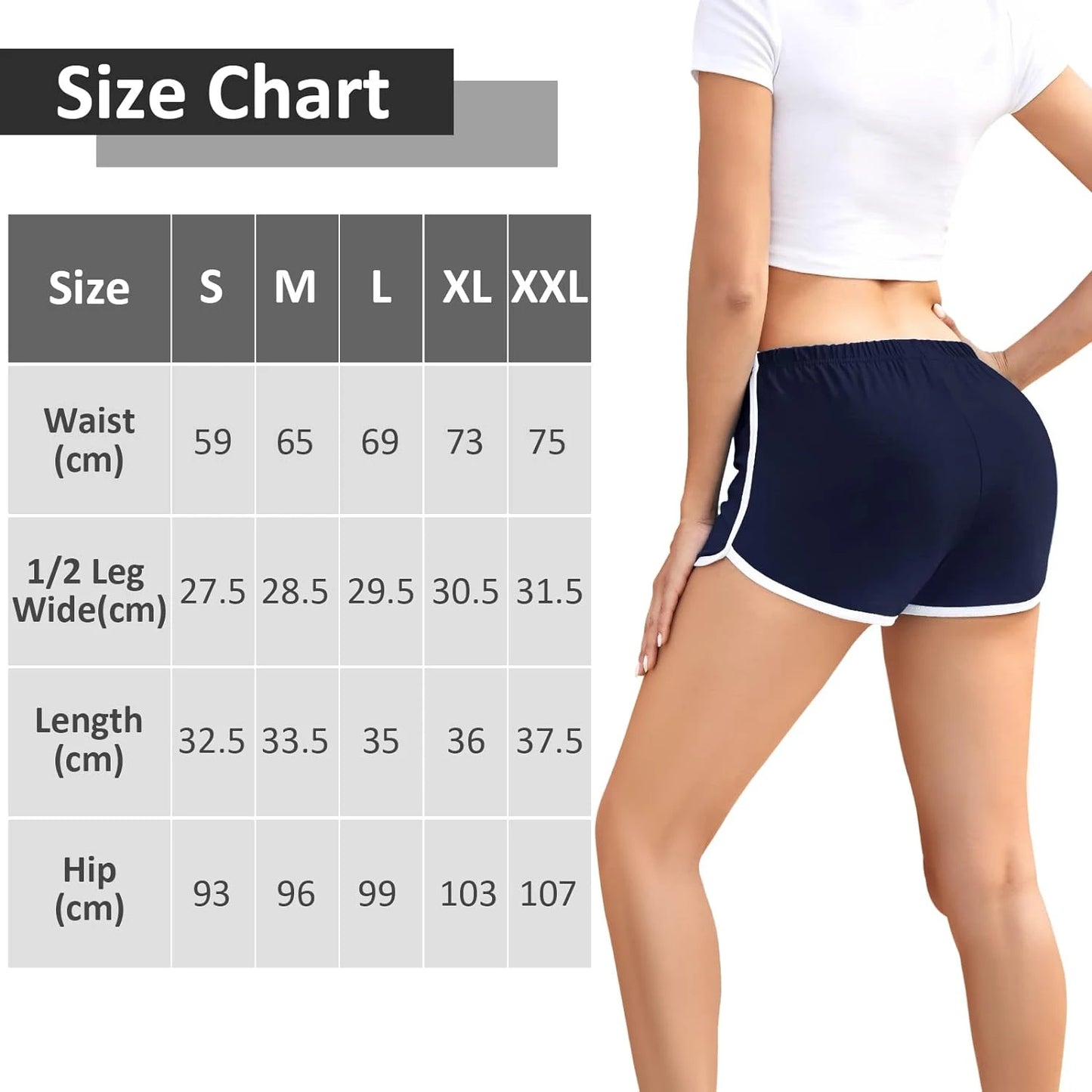 Women's Casual Cotton Athletic Shorts