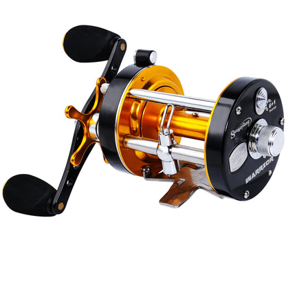 Saltwater Trolling Baitcasting Drum Reel