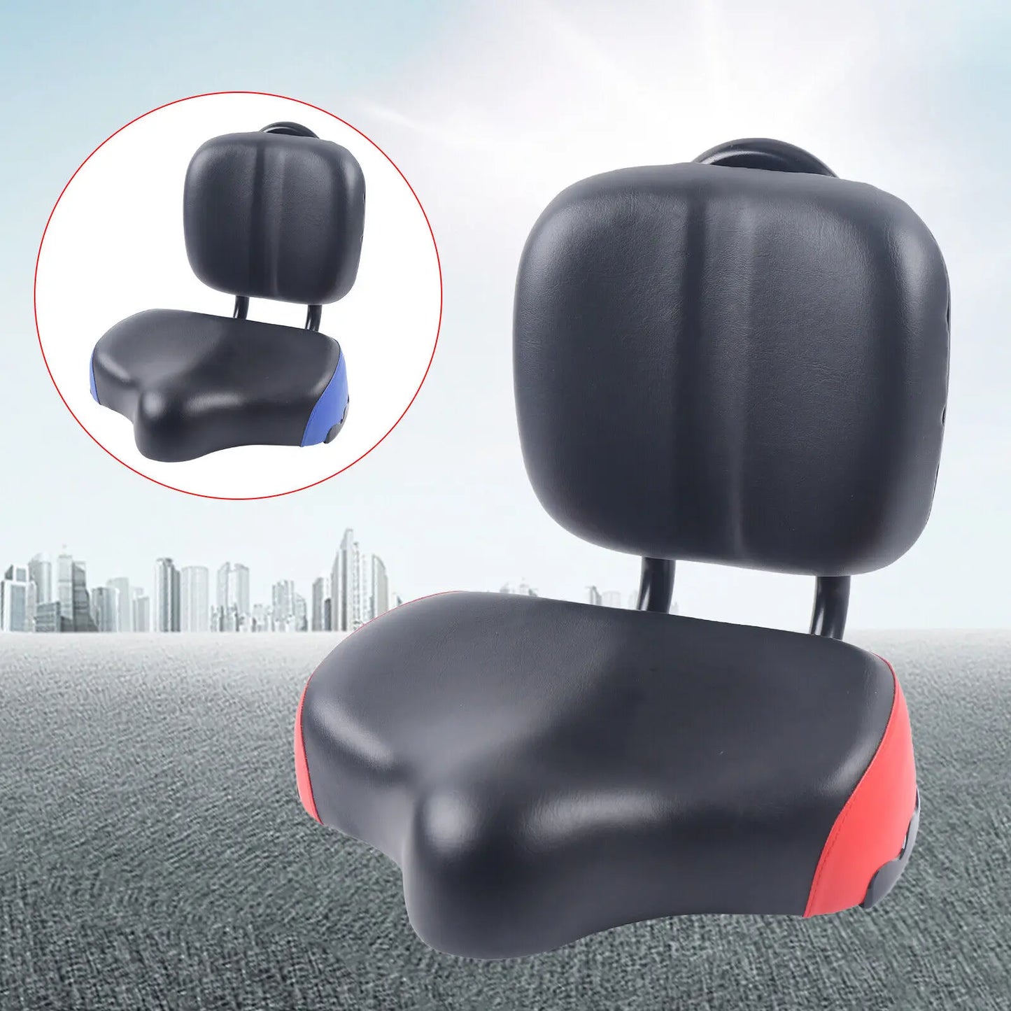 Bike Seat with Backrest Support