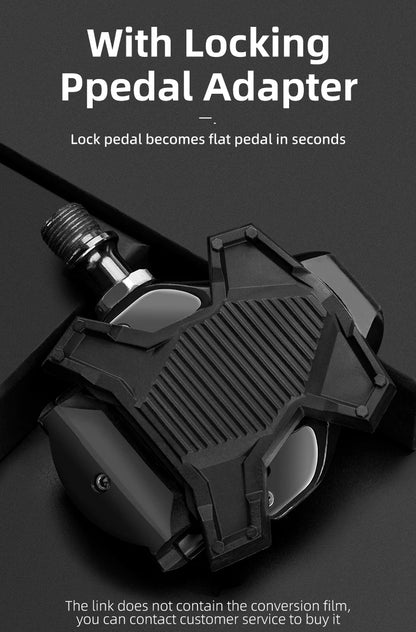 Road Bike Self-locking Pedals for SPD and Look System, Aluminum Alloy