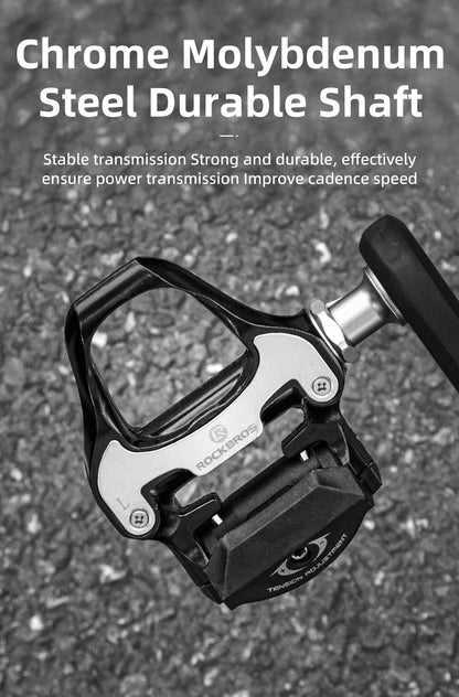 Road Bike Self-locking Pedals for SPD and Look System, Aluminum Alloy