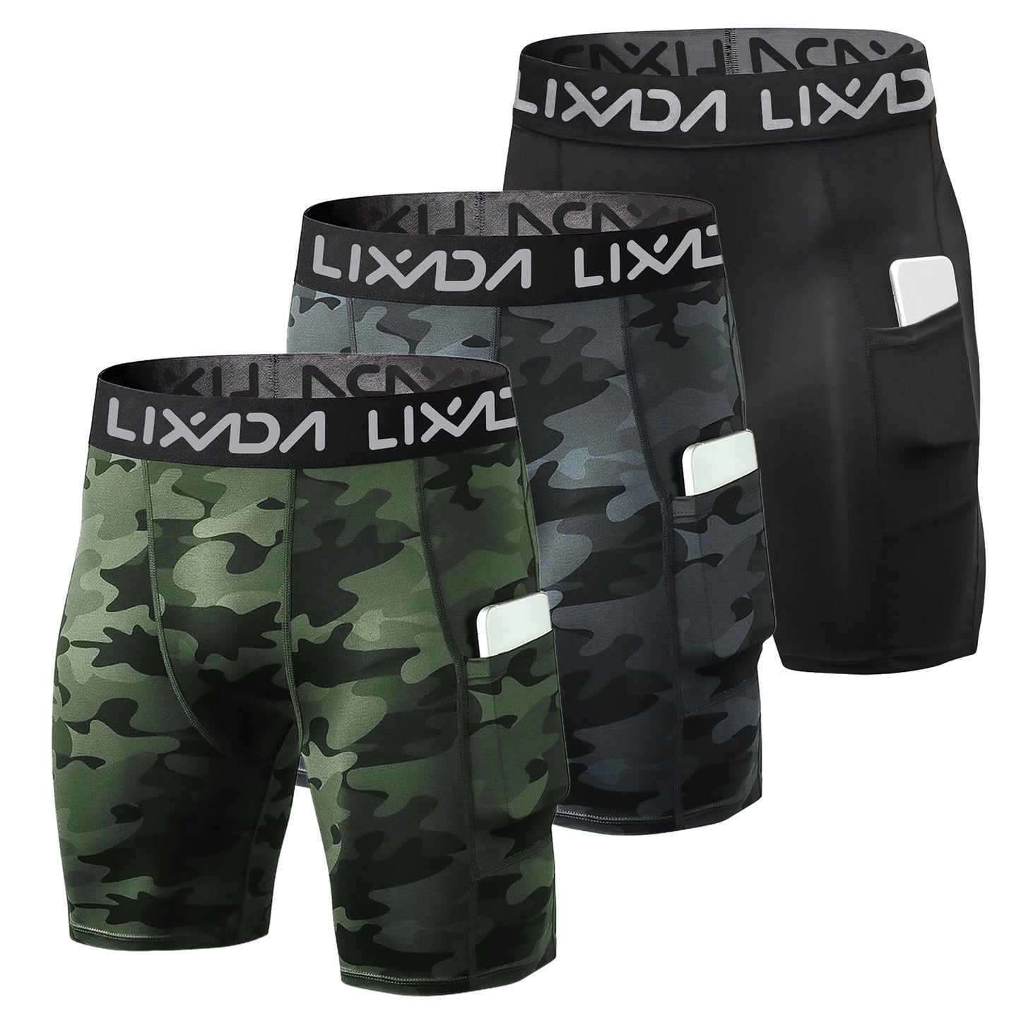 Men's Compression Shorts with Pocket