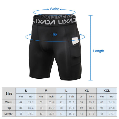 Men's Compression Shorts with Pocket