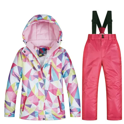 Kid's Waterproof Ski Jacket and Pants