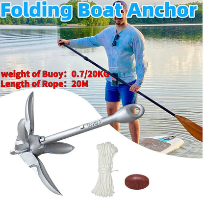 Kayak Anchor with 65ft Marine Rope