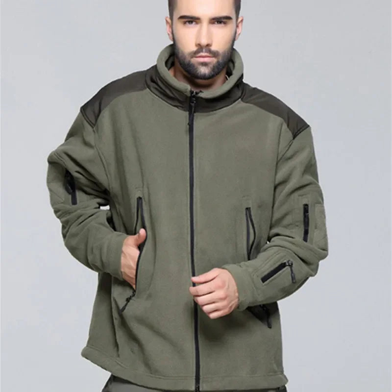 Men's Fleece Lined Tactical Jacket