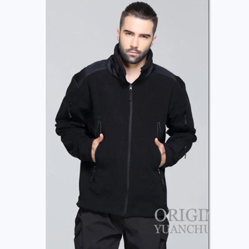 Men's Fleece Lined Tactical Jacket