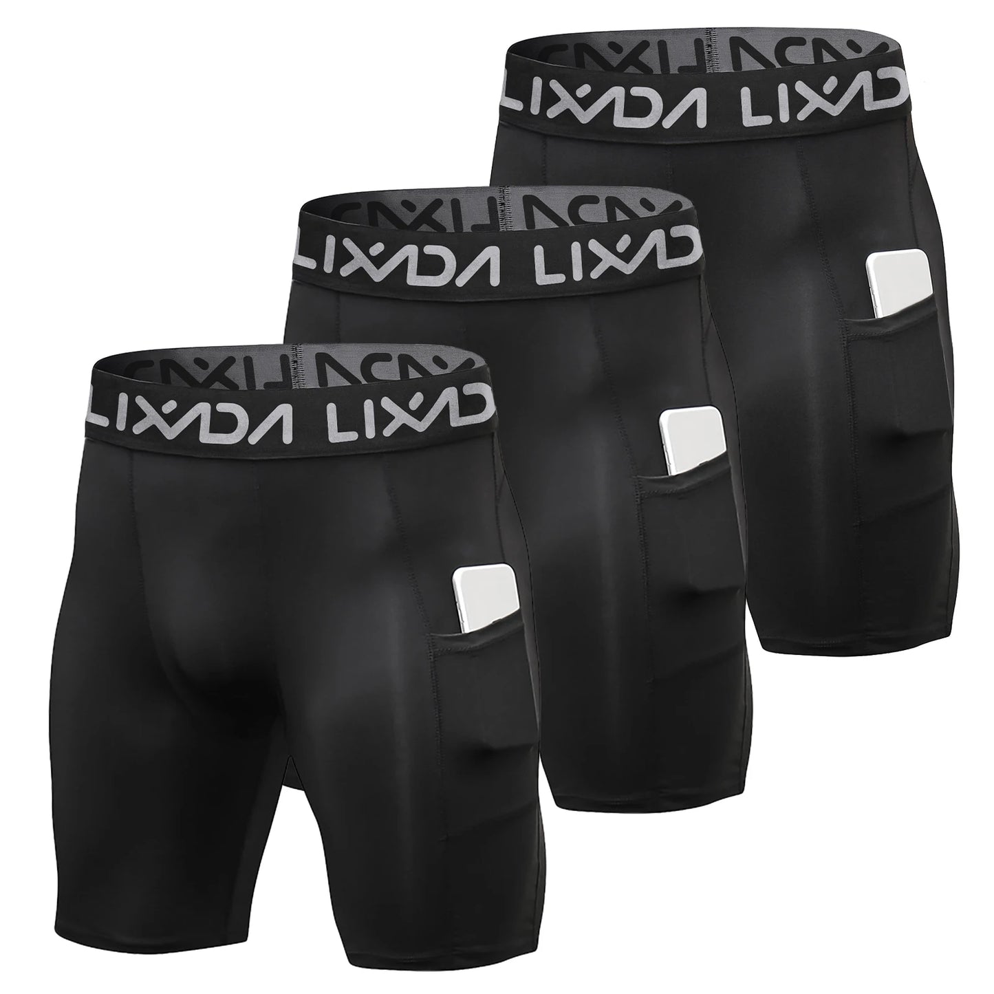 Men's Compression Shorts with Pocket