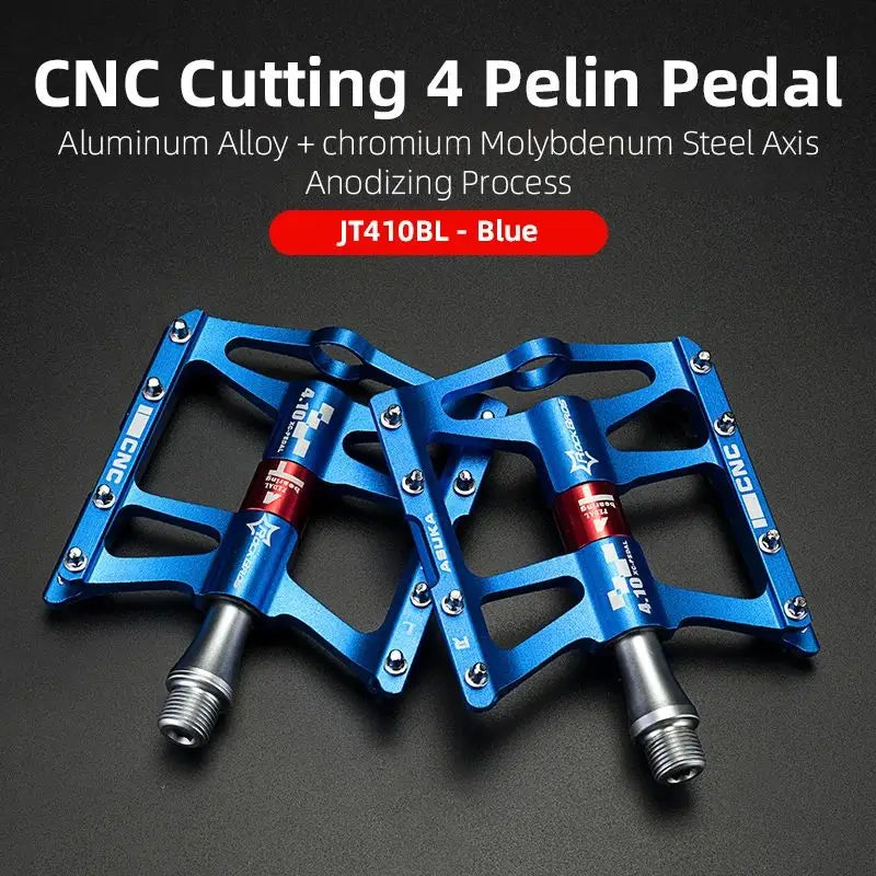 Ultralight Aluminum Mountain Bike Pedals, Chrome Moly Bearings