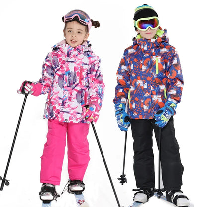 Kid's Waterproof Ski Jacket and Pants