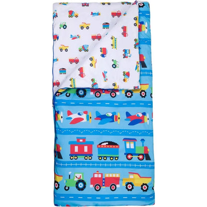 Kid's Microfiber Sleeping Bag, with Pillow Case