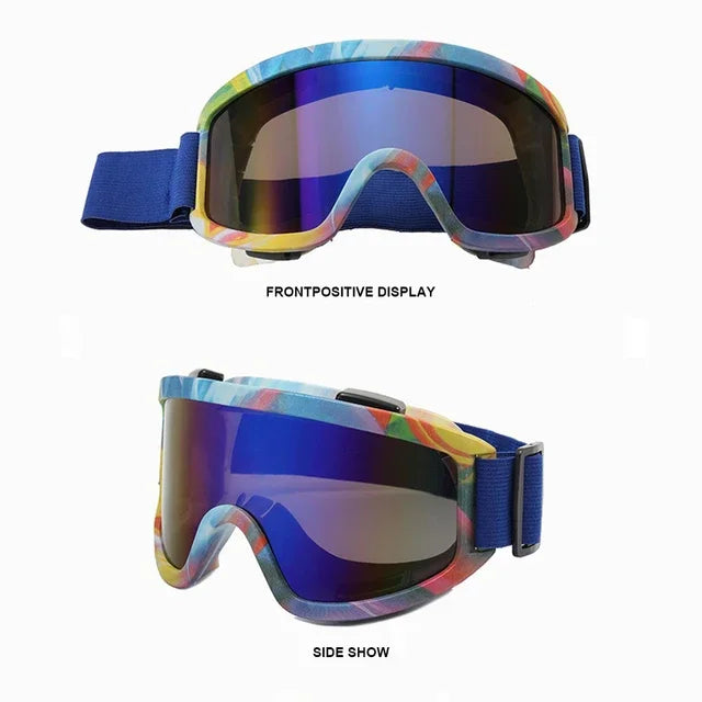 Anti-fog, Anti-glare Ski and Snowboard Goggles