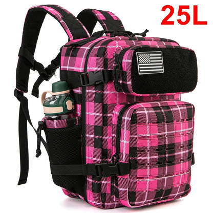 Men's & Women's 25L or 45L Tactical Backpack with Bottle Holders