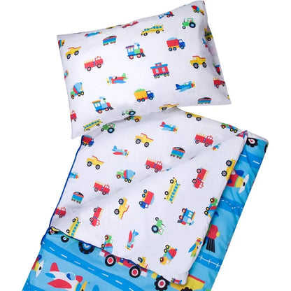 Kid's Microfiber Sleeping Bag, with Pillow Case