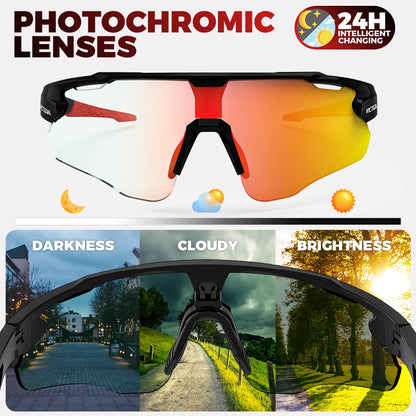 Men's & Women's Photochromic Polarized Sunglasses, UV400 protection