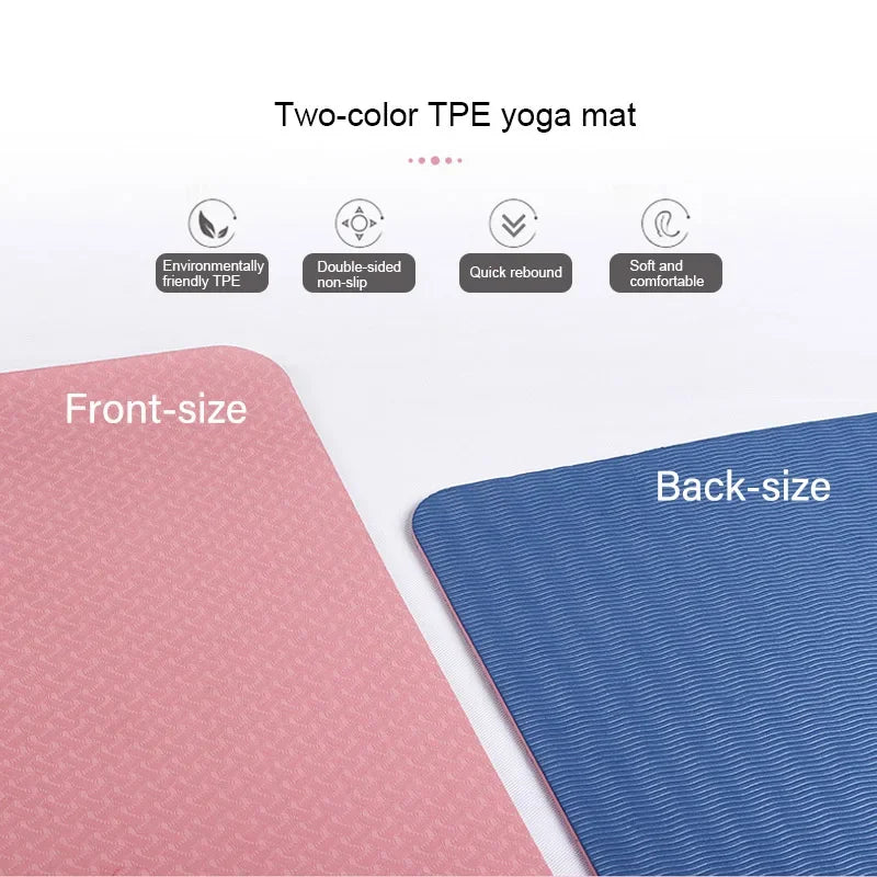 6mm TPE Non-slip Yoga Pilates Mat