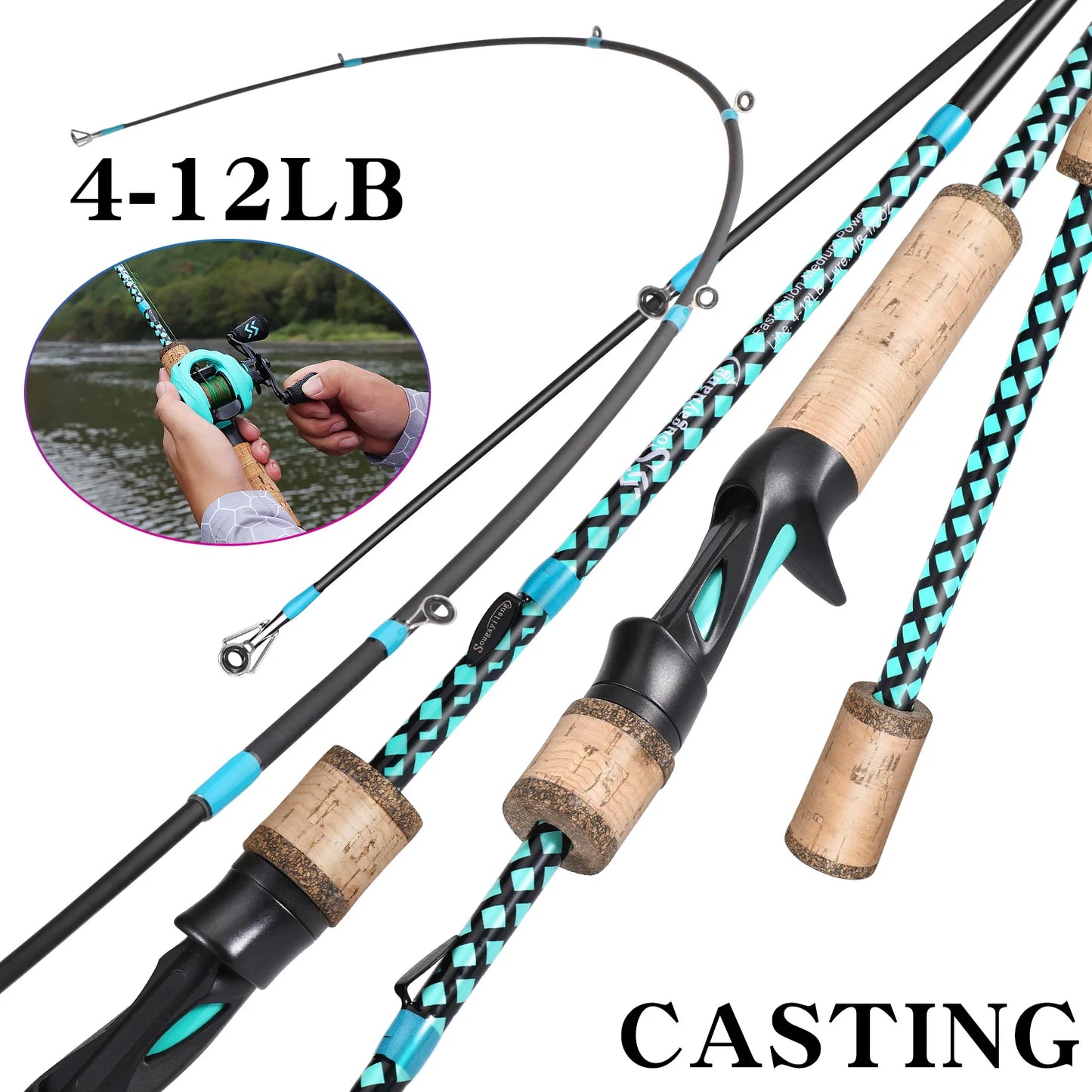 Lightweight Casting or Spinning Rods