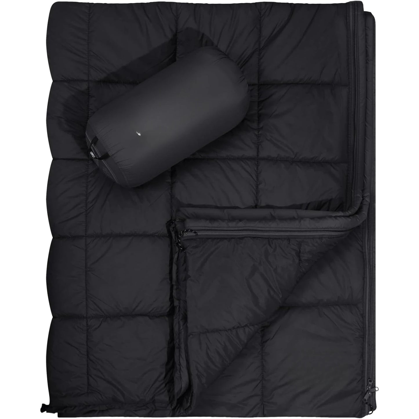 Queen Size Warm Camping Quilt, with Zipper