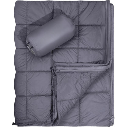 Queen Size Warm Camping Quilt, with Zipper