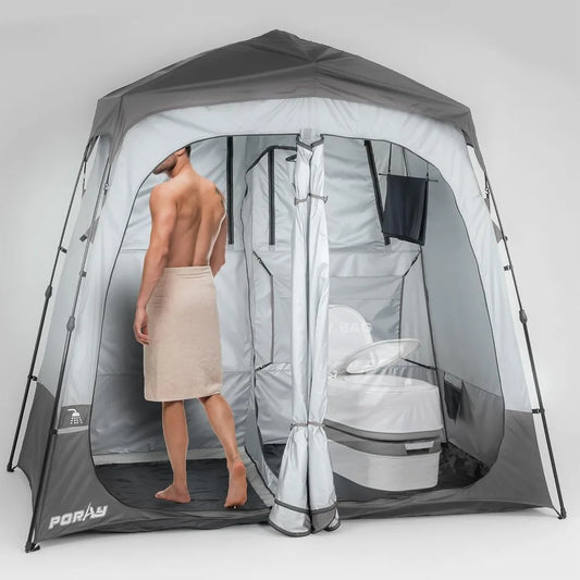 Deluxe Tent Changing Room/Shower/Toilet space