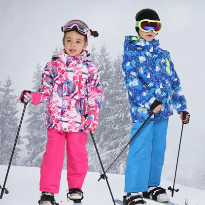 Kid's Waterproof Ski Jacket and Pants