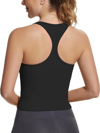 Women's Racerback Tank Top with Bra